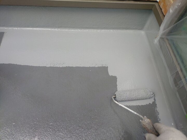 【ウレタン防水1層目】ベランダ