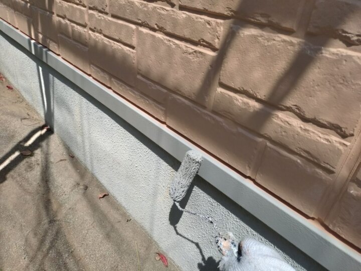 【上塗り】水切り
