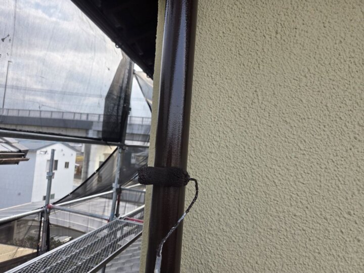 【上塗り】雨樋