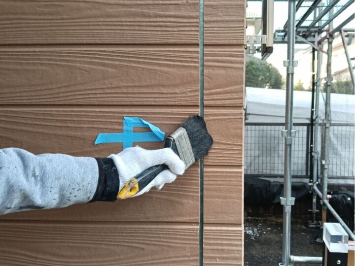 【撤去後清掃】板間目地コーキング