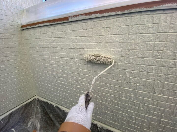 【上塗り】ベランダ