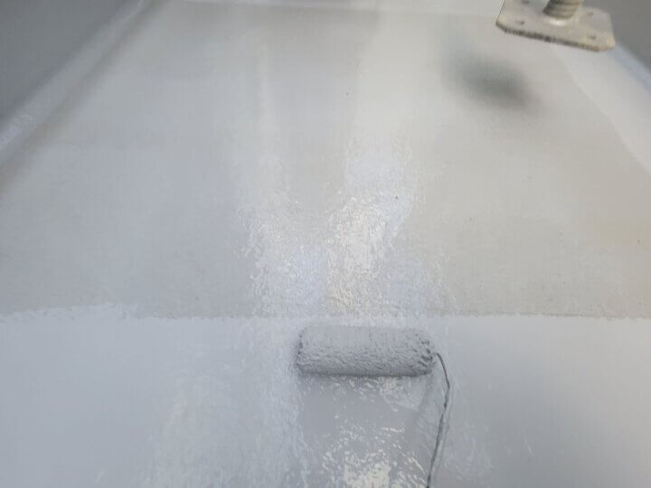 【トップコート塗布】ベランダ