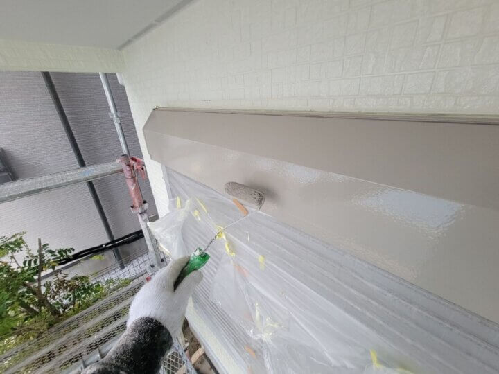 【上塗り】シャッターボックス