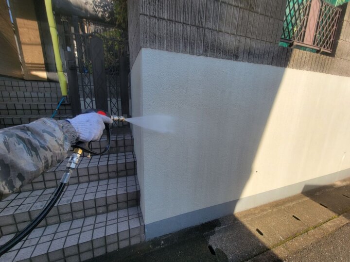 【高圧洗浄】外構