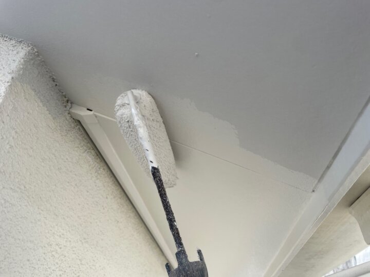 【上塗り】軒天井