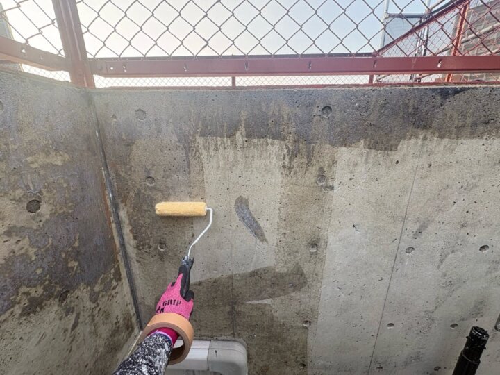 【下塗り】外壁