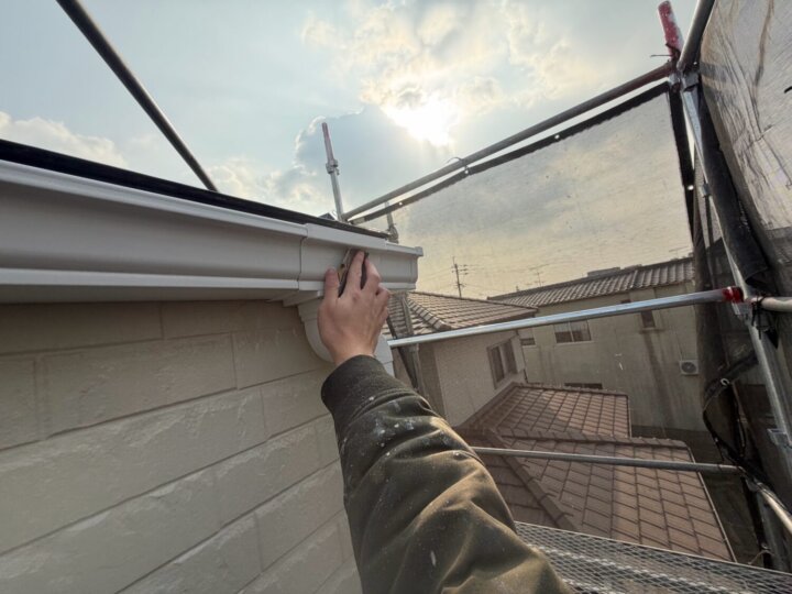 【下地処理】雨樋