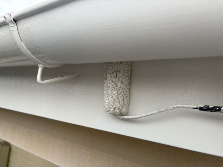 【上塗り】破風板