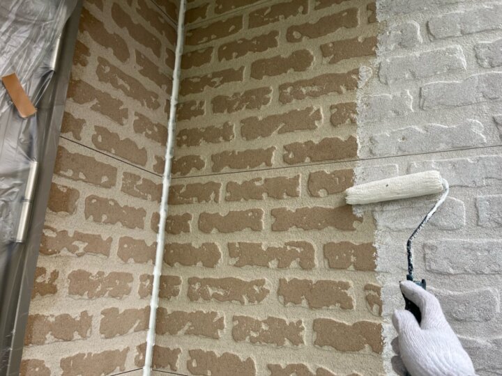 【下塗り】外壁