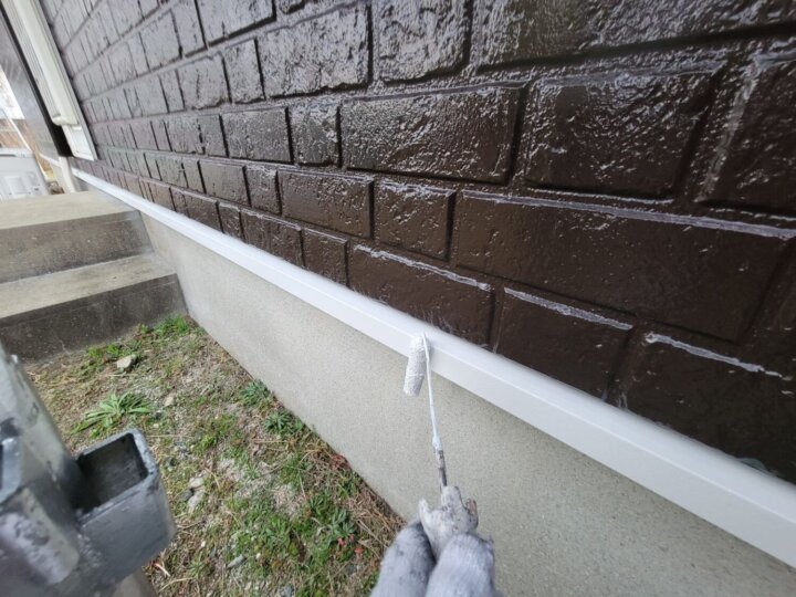 【上塗り】水切り