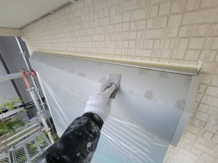 【下地処理】シャッターボックス