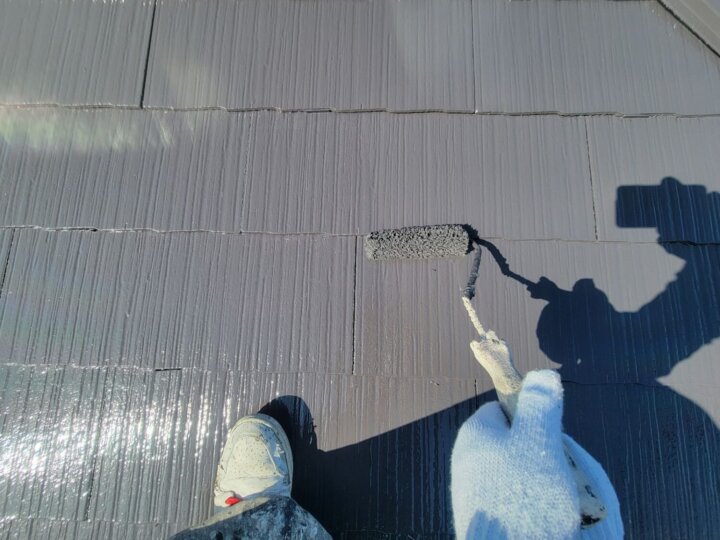 【上塗り】屋根