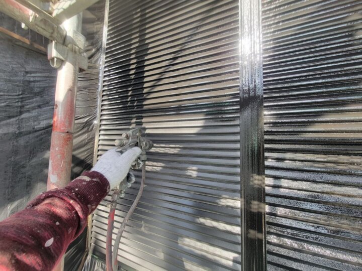 【上塗り】雨戸