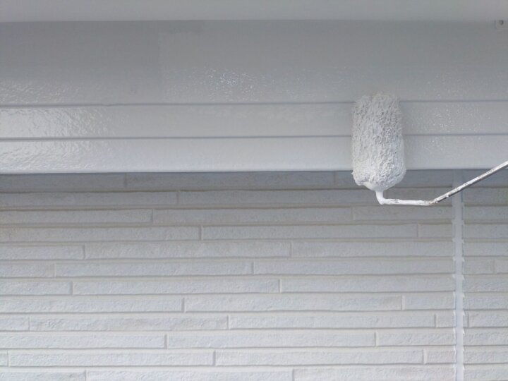 【上塗り】破風板