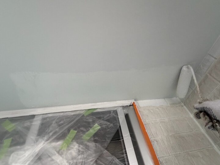 【上塗り】軒天井