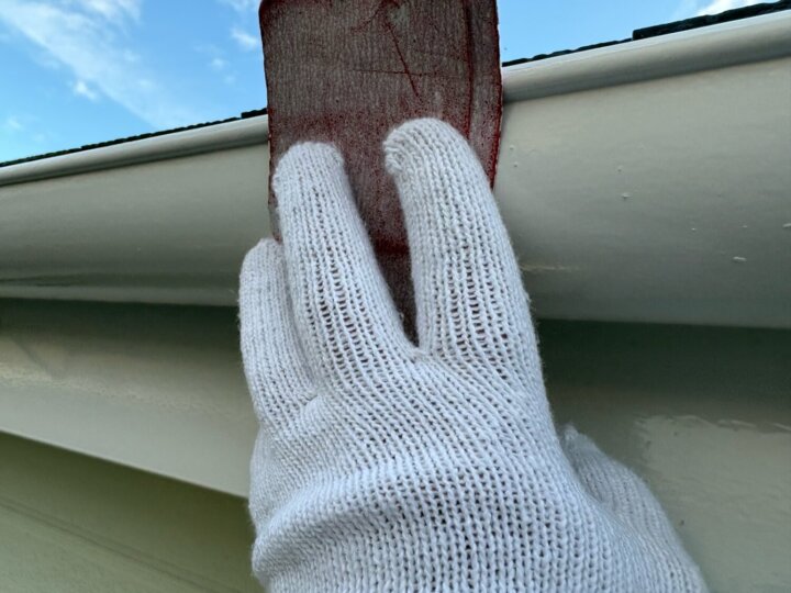 【下地処理】雨樋