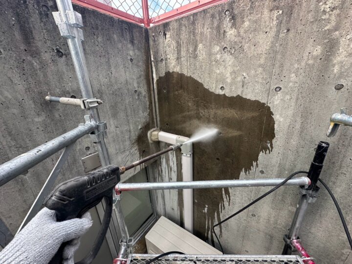 【高圧洗浄】外壁