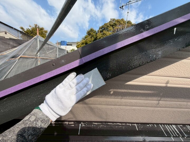 【下地処理】破風板