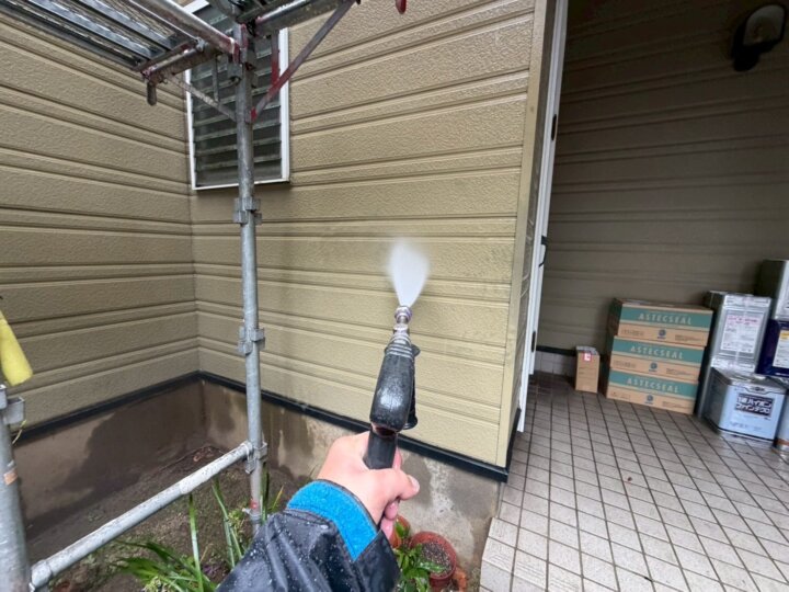 【高圧洗浄】外壁