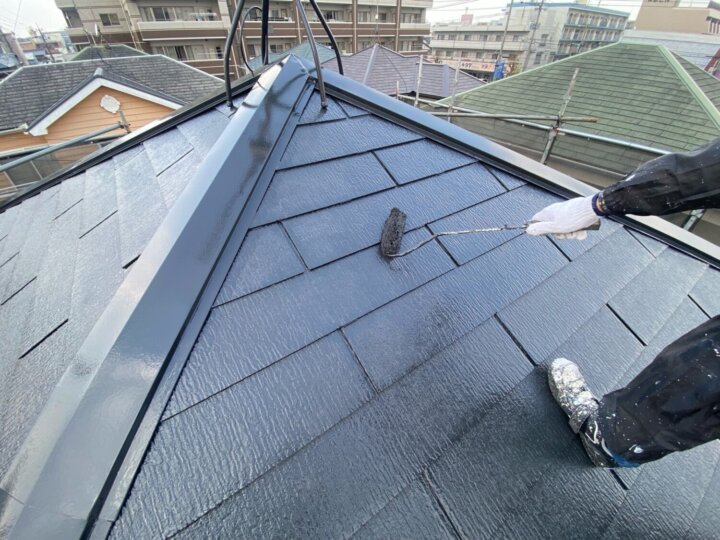 【上塗り】屋根