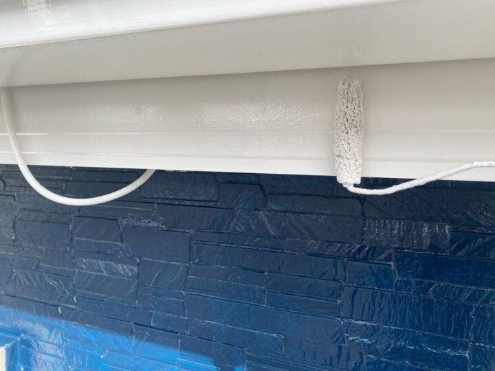 【上塗り】破風板