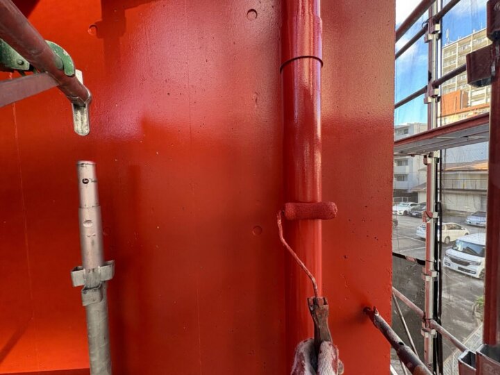 【上塗り】雨樋