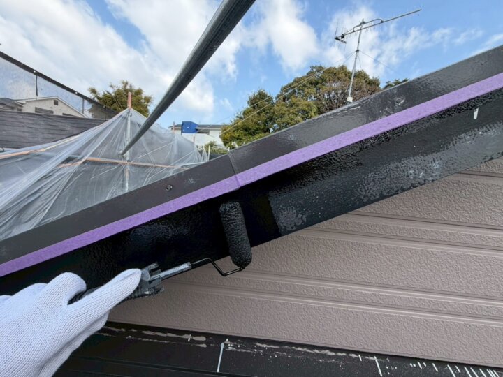 【中塗り】破風板