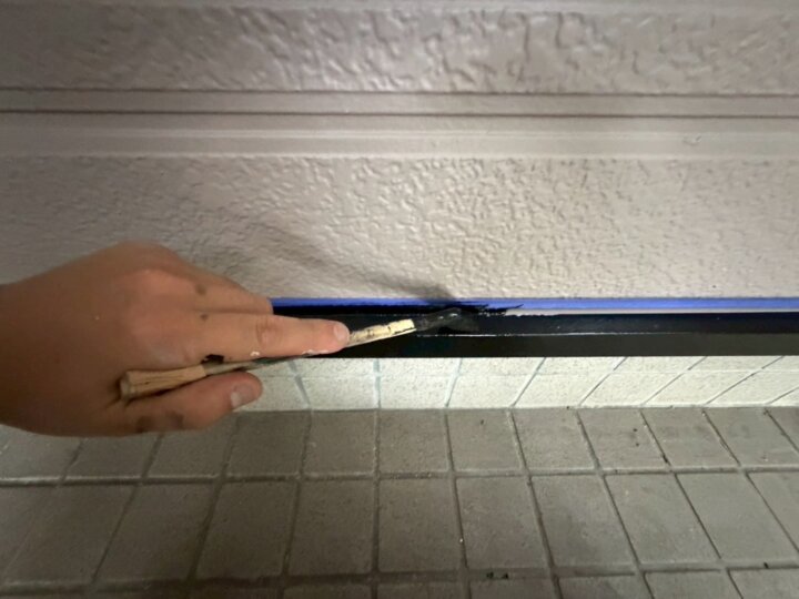 【上塗り】水切り