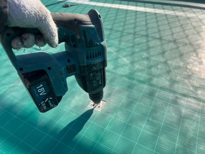 【脱気筒取付】屋上