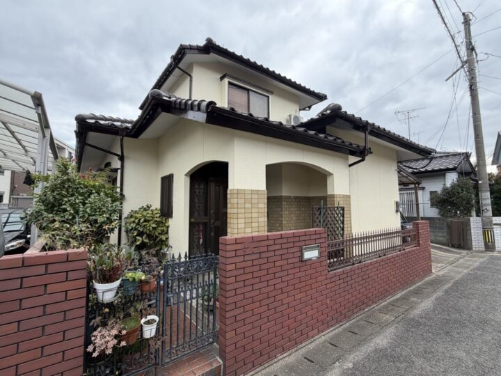 福岡県那珂川市【45坪】外壁塗装