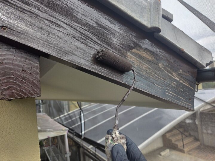 【中塗り】破風板