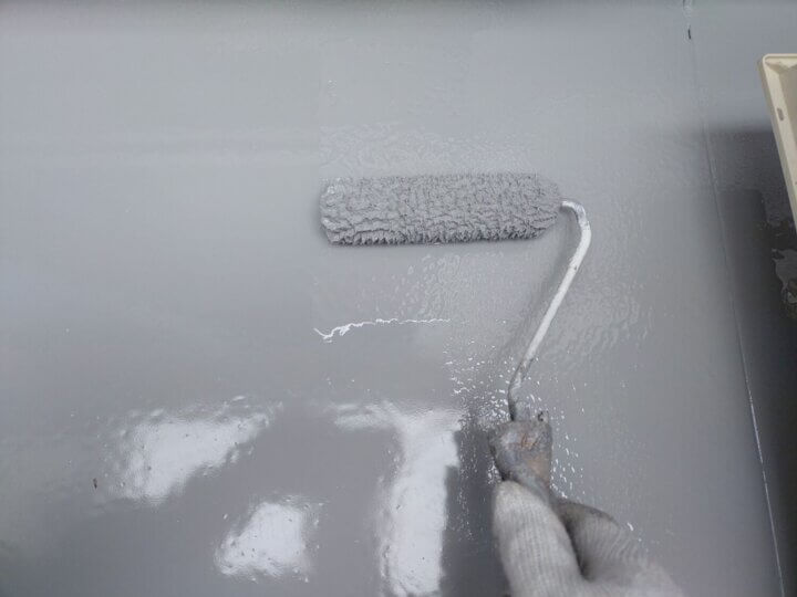 【ウレタン防水2層目】ベランダ