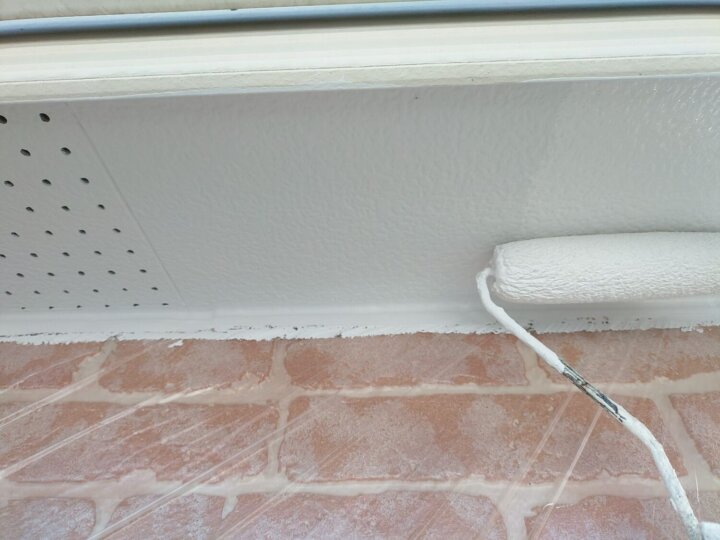 【上塗り】軒天井