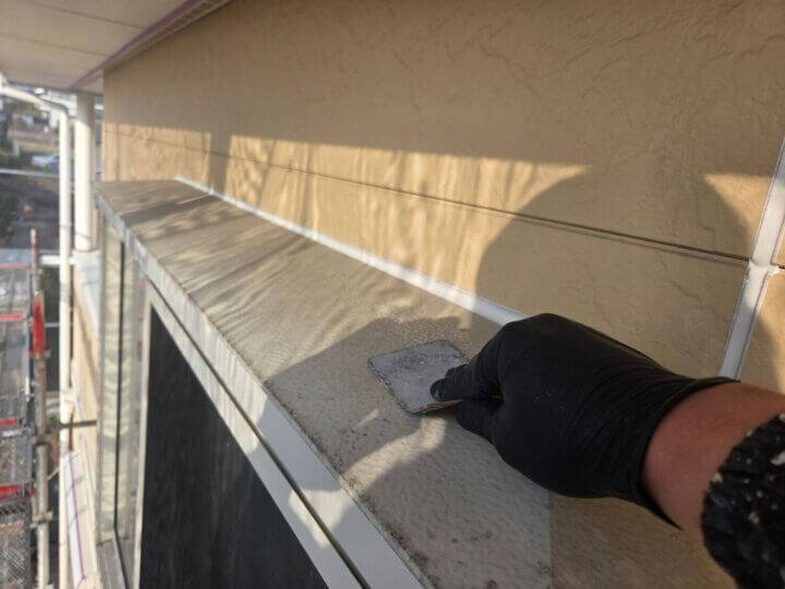 【下地処理】庇