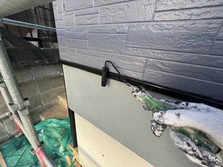 【上塗り】水切り