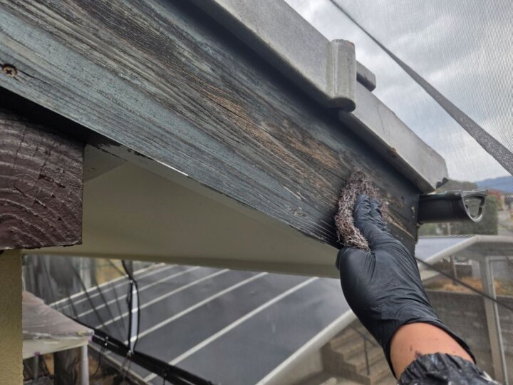 【下地処理】破風板