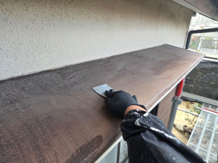 【下地処理】庇