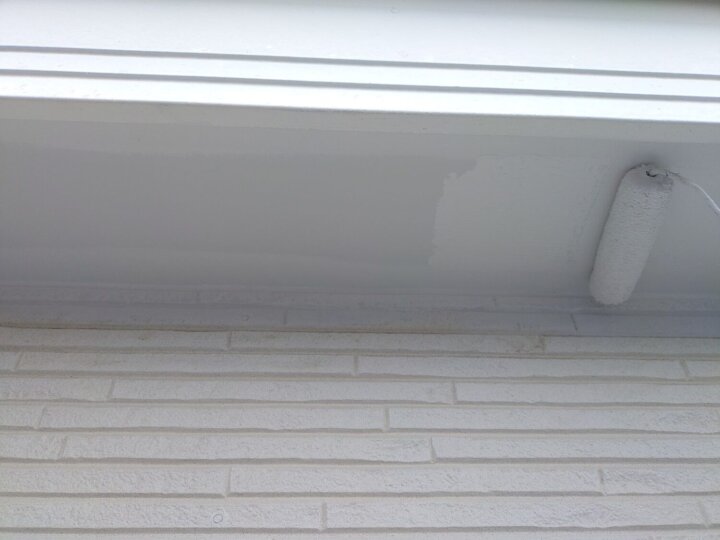 【上塗り】軒天井