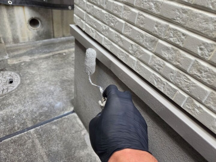 【上塗り】水切り