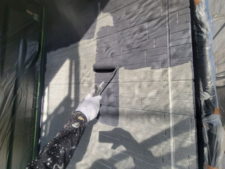 【中塗り】外壁