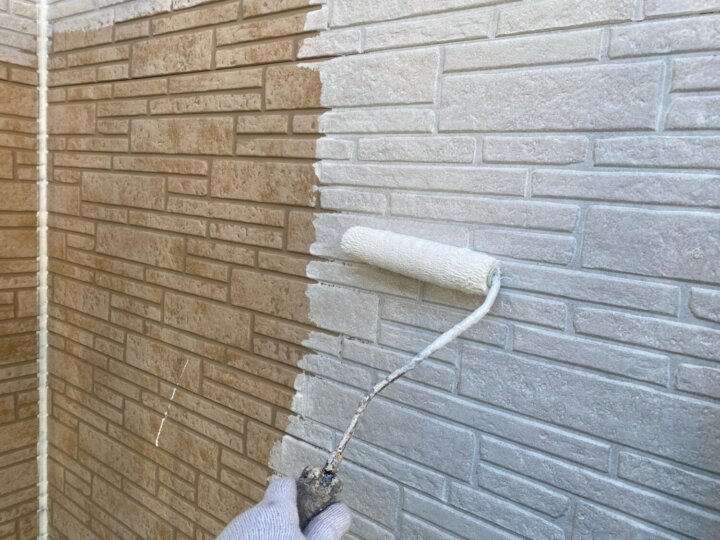 【下塗り】外壁