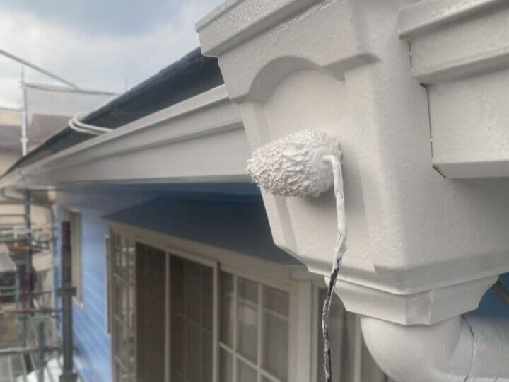 【上塗り】雨樋