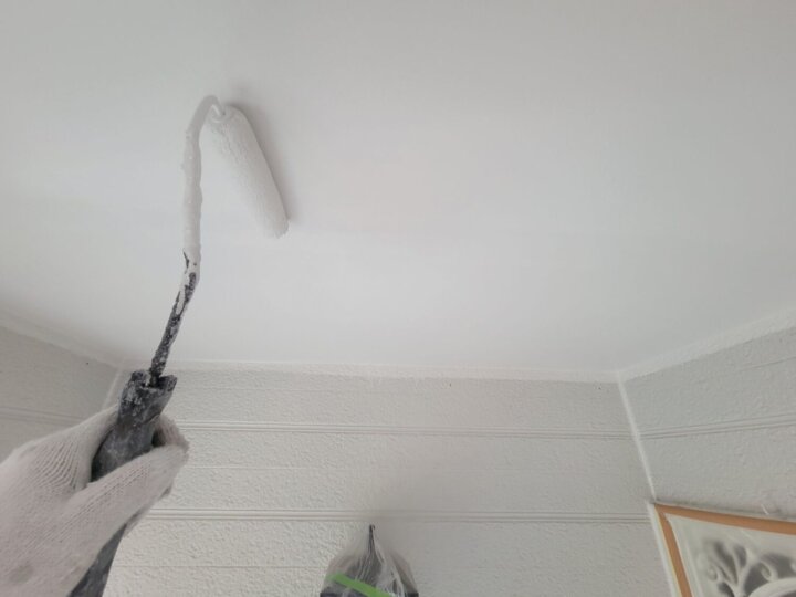 【上塗り】軒天井