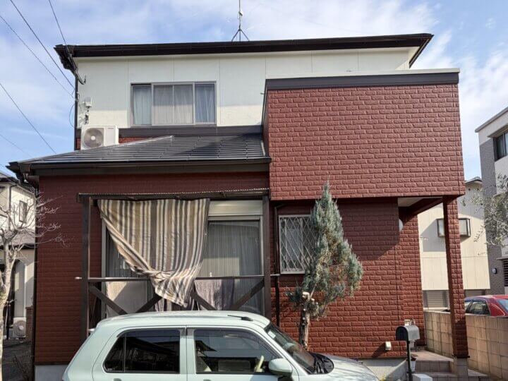 福岡県春日市【30坪】外壁塗装