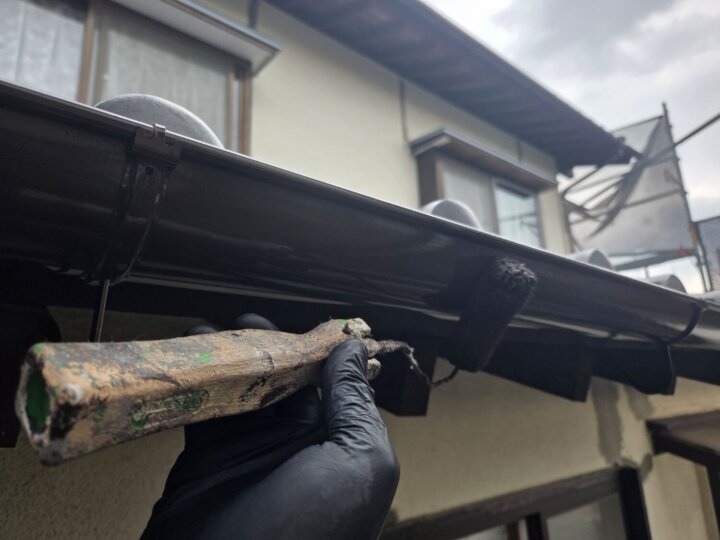 【上塗り】雨樋