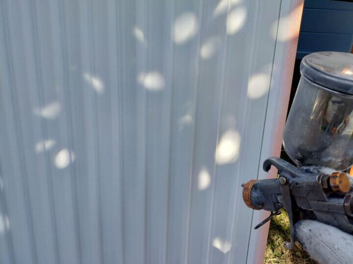 【中塗り】雨戸