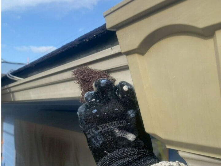 【下地処理】雨樋