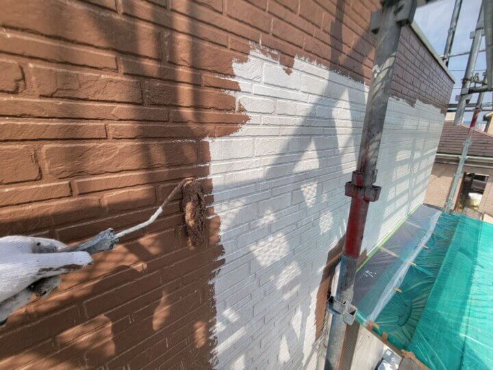 【中塗り】外壁