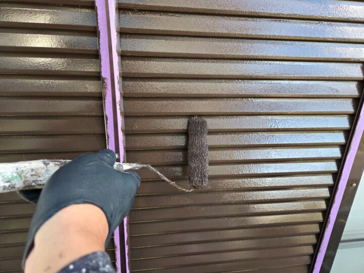 【上塗り】雨戸