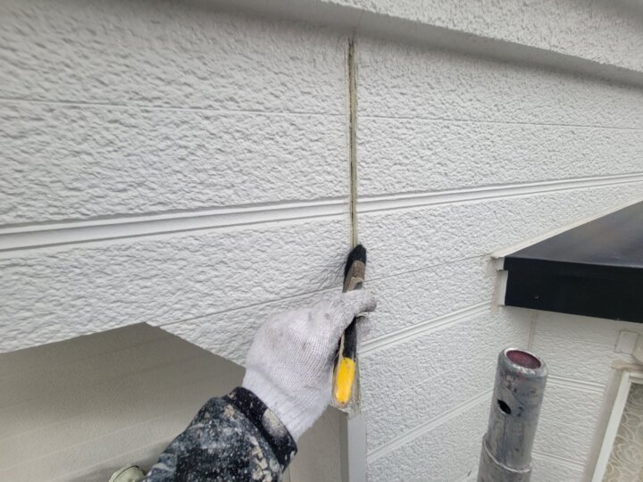 【撤去後清掃】板間目地コーキング